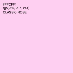 #FFCFF1 - Classic Rose Color Image